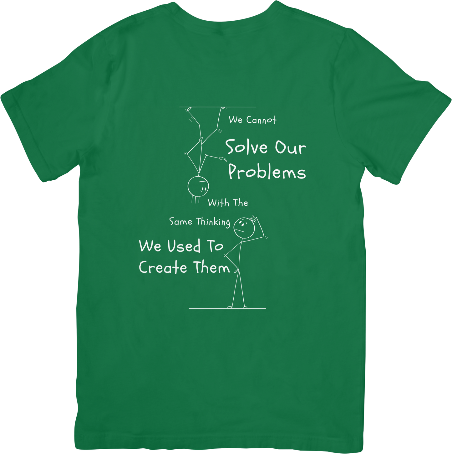 We can't solve our problems with the same thinking we used to create them