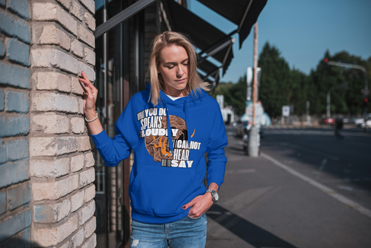 What you do speaks so loudly that I cannot hear what you say