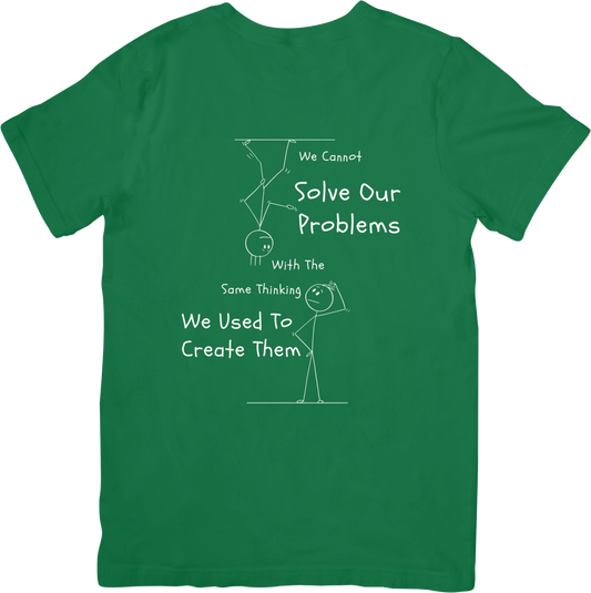 We can't solve our problems with the same thinking we used to create them